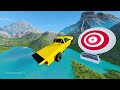 High Speed Cars Jumping In Pools - BeamNG.Drive