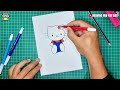 How To Draw Hello Kitty | Sanrio | pose #2