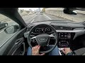 Audi E-Tron Sportback /408 HP/ Acceleration 5.7. s POV Test Drive #59