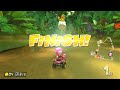 MK8DX Toadette Gameplay in 3DS DK Jungle