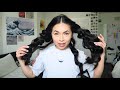 ROBE BELT CURLS / TIK TOK CURLS -  Best Heatless Curls! (on straight hair)