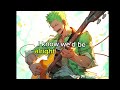 Zoro AI Cover - There's Nothing Holding Me Back 2023