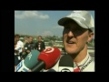 Rubens Barrichello da um sufoco no alemão Michael Schumacher em GP da Hungria