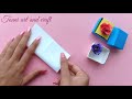How to make beautiful Rose Ring /  How to make paper things /DIY paper rose ring / Paper craft ideas