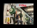 160kg Bench Press + 110kg Shoulder Press PR