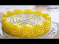 Beautiful Marshmallow Lemon Jelly Cheesecake 🍋 / The freshness of the fruit bursts! / amazing cake