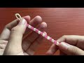 How to make easy rose bracelet || yarnivora