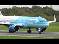 STORM CLAUDIO - Heavy Landings at Manchester Airport!