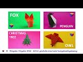 How to make an origami paper squirrel - video tutorial with folding instructions