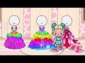 I Have 2 MOMS: MY MELODY Vs KUROMI 💗💜 | Toca Boca | Toca Life World