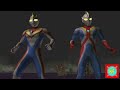 [PS2] Ultraman Fighting Evolution 3 - Tag Mode - Ultraman Dyna and Ultraman Cosmos (1080p 60FPS)