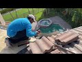 HOW TO FIX LEAKING TILE ROOF YOURSELF - EASY DIY