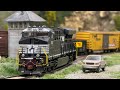 CB&W | NS 8101 Leads NS Manifest up the grade to French Creek | THIRD ENGINE BREAKS DOWN!
