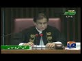Omar Ayub Aggressive Speech at National Assembly | Geo News