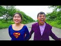 FAMILY IRON SPIDERMAN VS FAMILY VENOM V2, Rescue SUPER-GIRL | LIVE ACTION STORY