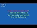 The second time around - Barbra Streisand - JAZZ BALLAD KARAOKE Key A