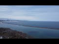 Lake Michigan and the Port of Milwaukee - March 31, 2024