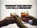 Drunk Driving PSA - Crashing Glasses (1983)