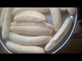 How to peel plantain easily without getting your hands stained .Easy way to peel  plantain fast.