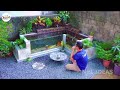 Turn your old garden corner into a great relaxing place with this simple waterfall fish tank