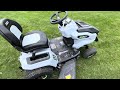 Electric Riding Lawn Mower - EGO: T6 TR420 : First Cut and Cheap Blades