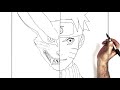 How To Draw Naruto/Kurama | Step By Step | Naruto