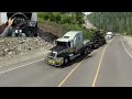 A walk between the mountains | American Truck Simulator | Logitech G29 Gameplay
