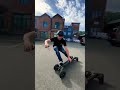 The tightest electric skateboard curve! ONSRA