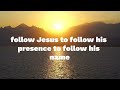 Choose to follow Jesus | Be equipped by the Spirit | The time of extraordinary revivals is limited