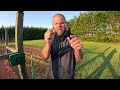 Electric Fence Netting And Charger Install!
