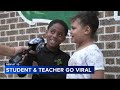 Philadelphia teacher, student going viral for 'veggie dance' battle