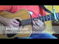 How to REALLY play Michelle on guitar like the Beatles Lesson Tutorial - Galeazzo Frudua