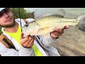 Private Quarry Pond Bass Fishing! (On a jig)