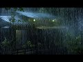 Fall Asleep Fast on Stormy Night | Heavy Rainstorm 4K & Powerful Thunder Sounds on Roof of Farmhouse