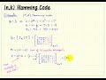Hamming block code: (n,k) Hamming code construction rules and example