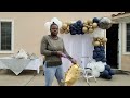 Let's Decorate: Setup with me/How to make a balloon garland