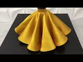 DOUBLE CIRCLE SKIRT ⭐️ Umbrella skirt cutting and stitching in VERY EASY way