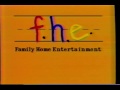 f.h.e Family Home Entertainment - 1986 video Logo