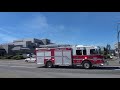 Abbotsford Fire Rescue Service Engine 1 Responding