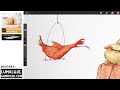 06 | GANGSTER BIRD | Procreate drawing tutorial for begginers | Lu.maluje