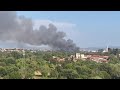 Roma: ancora un incendio a Pietralata, nube di fumo Casal de Pazzi e sul parco dell'Aniene