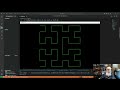 Hilbert Curve using python and pygame