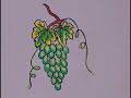 How to draw Grapes #trending #creative #grape