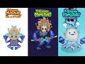 Dawn Of Fire Vs My Singing Monsters Vs The Lost Landscapes | Redesign Comparisons | Maxillaphone