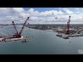 Iron Workers | Gordie Howe International Bridge 4K Drone