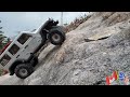 Jeep Wrangler JLU Axial Scx6 Icey Hill climb, steep challenging ending #rcelf #scx6 #axialracing