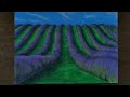 My first landscape drawing: British lavender field
