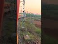 Beautiful Sunset + Coconut Farms🏝+ Tracksound + Honking of WDP4. INDIAN RAILWAYS 🛤