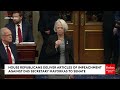 BREAKING NEWS: House GOP Deliver Articles Of Impeachment Against DHS Secretary Mayorkas To Senate