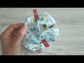 How to make a box pouch / without bias tape DIY